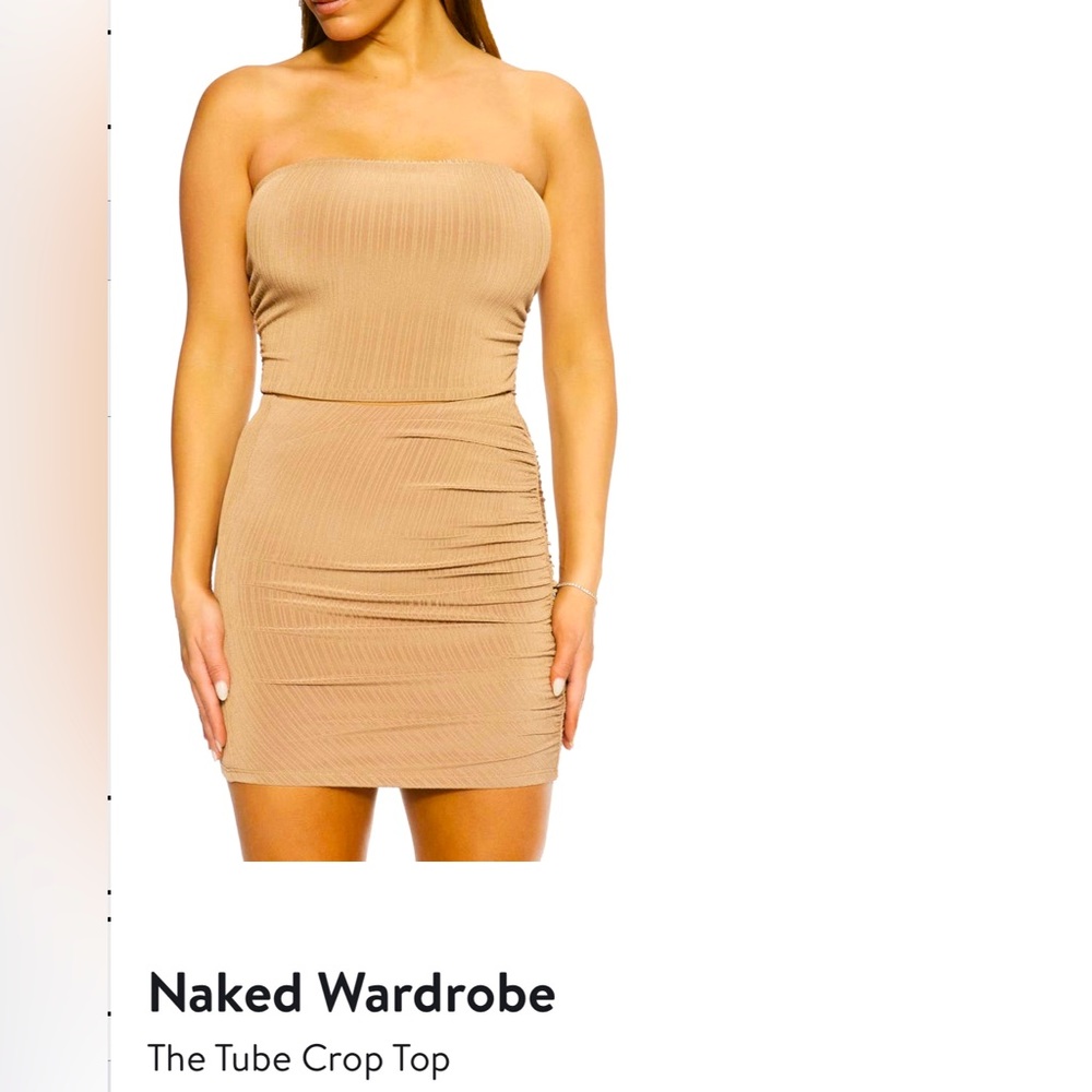 Naked wardrobe tube top